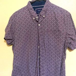 Large short sleeve button down